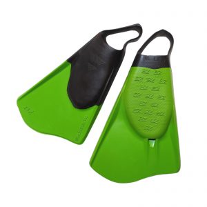 LĄSTAI BZ Surf Fins Rubbers X-Large Green Black 11.5-13